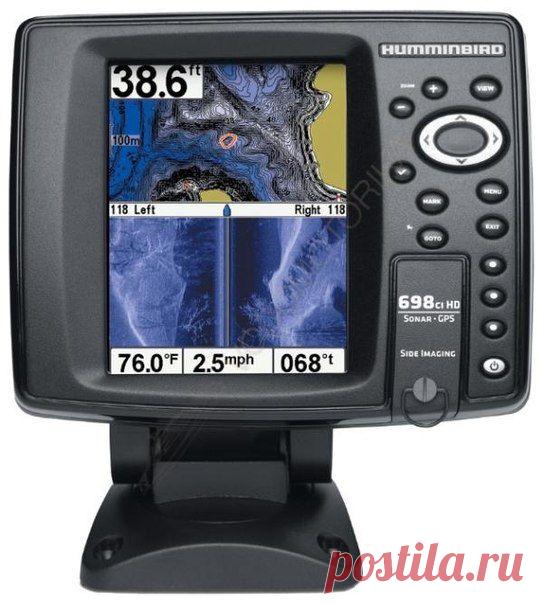 Эхолот Humminbird 698ci HD SI Combo имеет 5-ти дюймовый цветной дисплей с раз / Богатая добыча