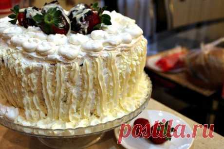 Шоколадный шифоновый торт - пошаговый рецепт с фото - как приготовить - ингредиенты, состав, время приготовления - Леди Mail.Ru