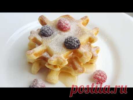 Мягкие творожные вафли 🌸 идеи для завтрака 🌸 Soft waffles
