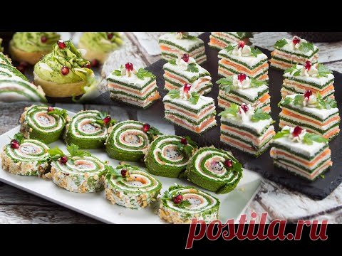Красочные закуски из слоеного шпината - Рецепты вечеринок на Рождество
