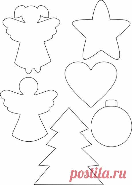 100 Enfeites de Natal em Feltro com Moldes - Como Fazer