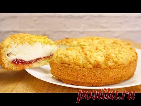 Пирог с нежным суфле и джемом # 207