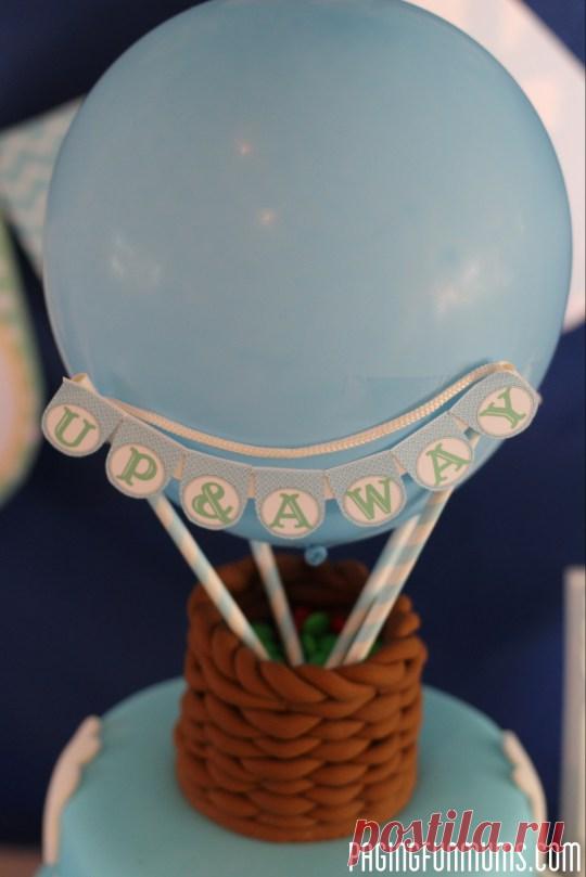 Горячий Воздух Воздушный Шар Торт - (Луиза) - Подкачки Удовольствие Мамы