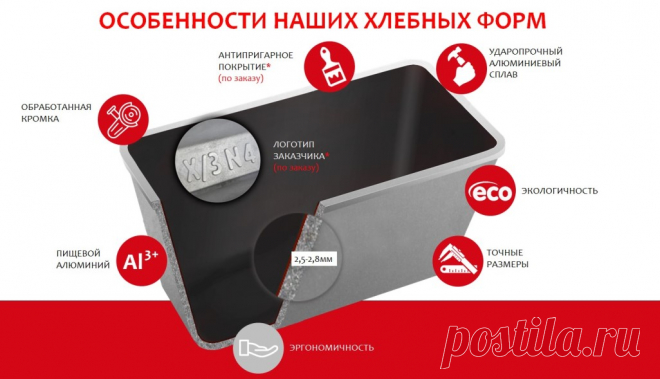 Купить алюминиевую хлебную форму в Кукморе - «Kukmara®»
