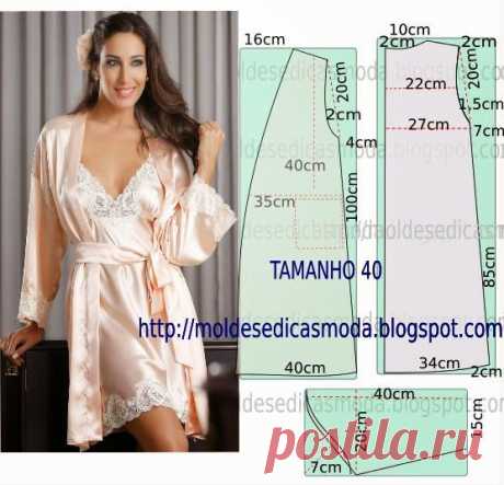 Moldes Moda por Medida: ROBE FÁCIL DE FAZER - 5