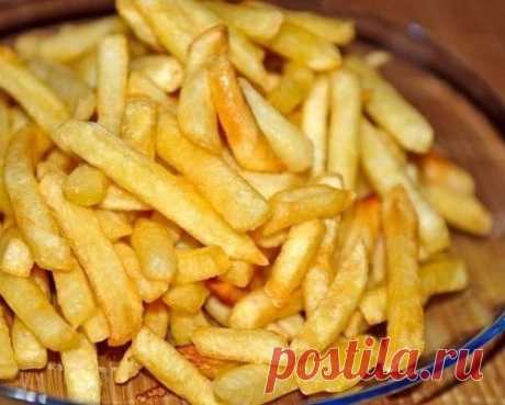 Вкусный картофель фри в духовке.