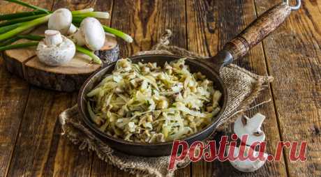 Солянка из капусты с грибами, пошаговый рецепт с фото