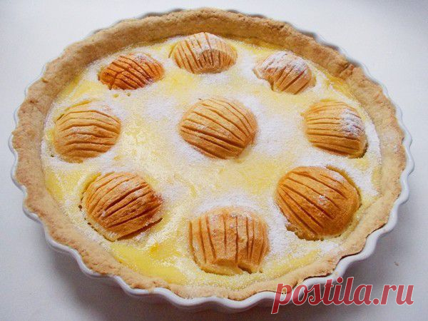 Эльзасский яблочный пирог / Еда и напитки / Выпечка с яблоками / Pinme.ru / Галина Макарова