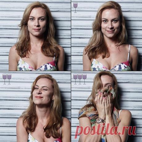 Фото людей после 1, 2 и 3 бокалов вина | Чёрт побери