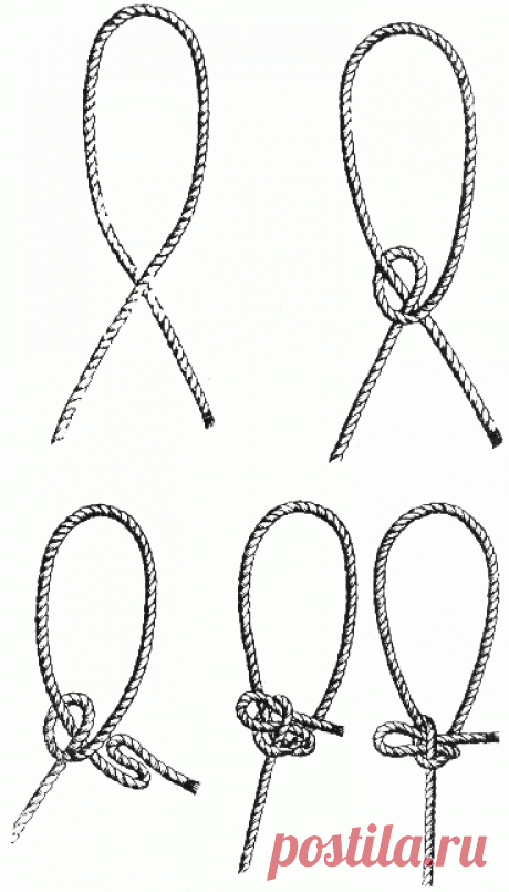 Калмыцкий узел - Морские узлы - Морской справочник