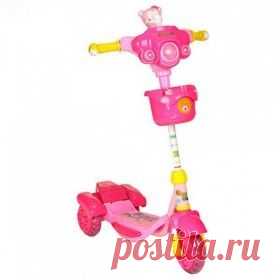 Купить Самокат Lider Kids / Интернет-магазин "Vseinet.ru"
Leader kids XG5102 – самокат, предназначенный для детей от 2 до 4 лет, он выдерживает максимальный вес ребенка до 20 кг. Модель легкая и устойчивая за счет гелевых колес с закрылками. Между удобными ручками руля размещен веселый медвежонок и небольшой пластиковый вентилятор, есть корзинка для игрушек. Широкая ножная платформа снабжена задним тормозом.