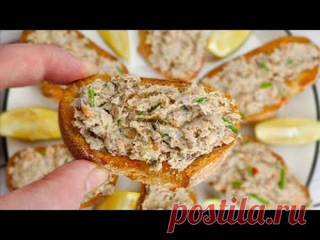 Крем из сардины: быстрый и легкий рецепт! Чтобы блюдо было свежее!