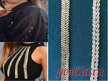hand embroidery with beads