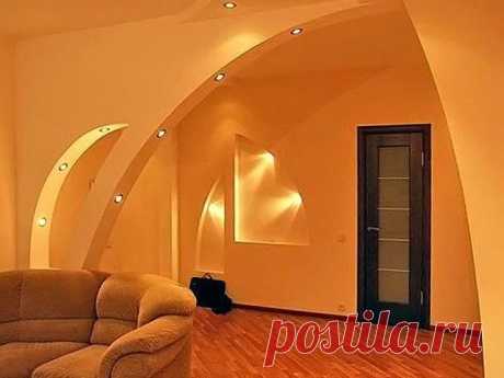 Арки из гипсокартона. Интересные идеи.