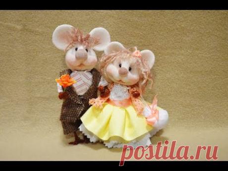 Куклы из капрона "Мышки" / Dolls of nylon "Mouse"....В Мире мастеров