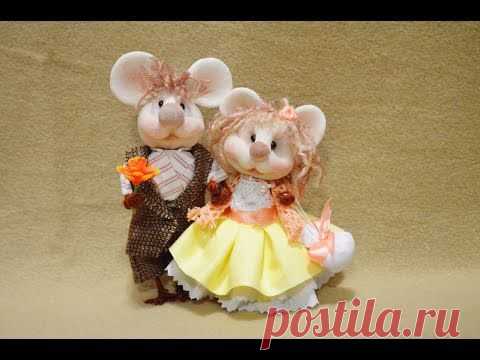 Куклы из капрона "Мышки" / Dolls of nylon "Mouse"....В Мире мастеров
