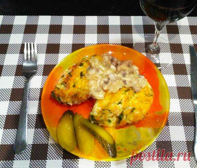 Рисовые котлеты с грибным соусом Автор рецепта Irina Senina - Cookpad