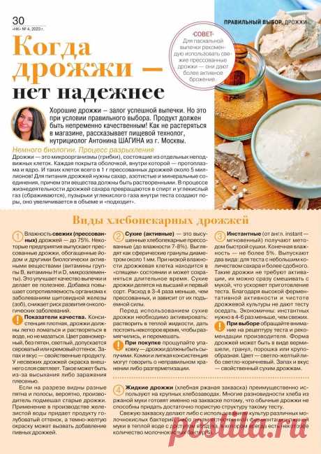Правильный выбор дрожжей