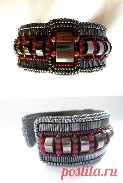 Браслет Гематит | biser.info - всё о бисере и бисерном творчестве