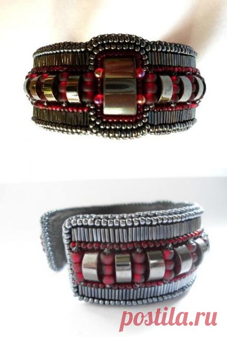 Браслет Гематит | biser.info - всё о бисере и бисерном творчестве