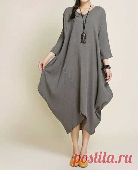 Women Oversize Loose Long summer dress/ Blue/ Pink