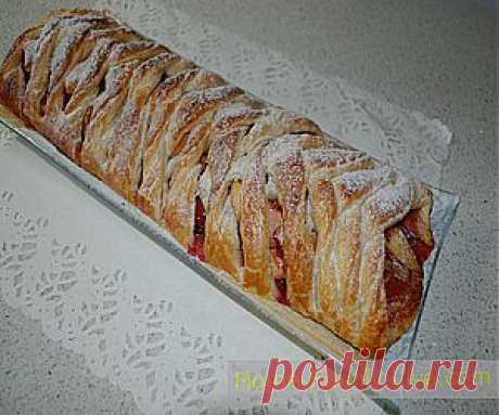 Кулинарные рецепты Плетёнка из слоеного теста &amp;raquo; Кулинарные рецепты