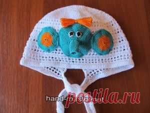 Бандана для мальчика (вязание крючком)