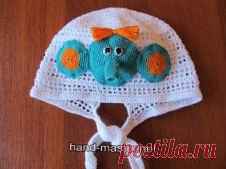 Бандана для мальчика (вязание крючком)