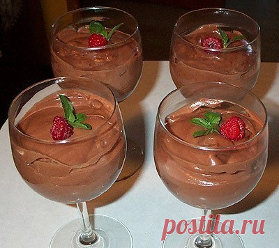 Мусс из шоколада