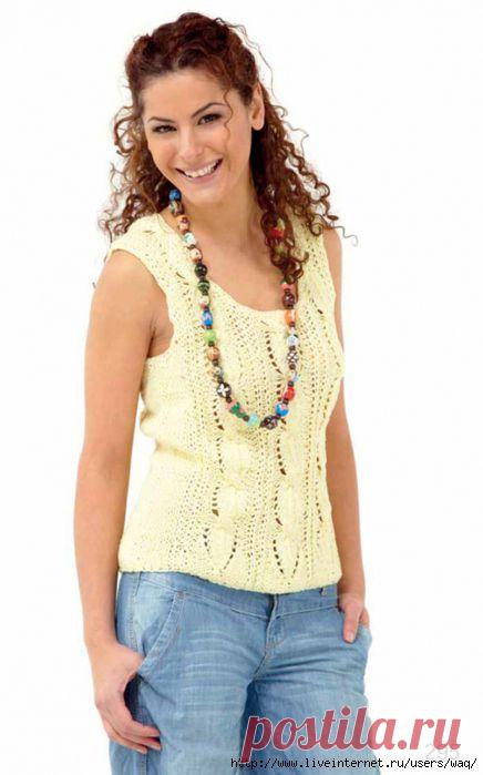 жёлтый топ.