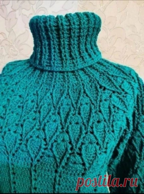 Узор для красивой кокетки крючком