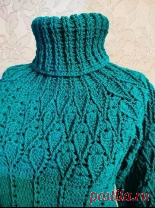 Узор для красивой кокетки крючком