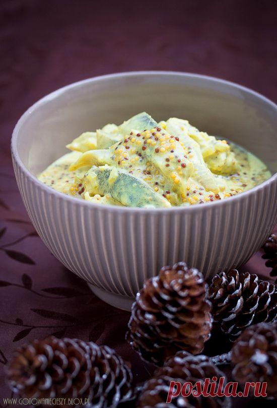 СЕЛЬДЬ В ГОРЧИЧНОМ СОУСЕ.