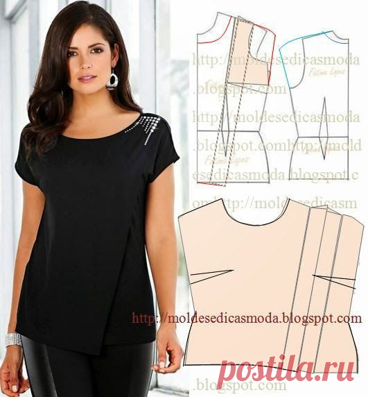 * ТУНИКА  !  //  ВК- крой по Злачевской в Калининграде. Курсы шитья