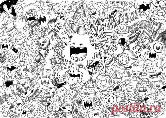 дудл арт картинки: 10 тыс изображений найдено в Яндекс.Картинках