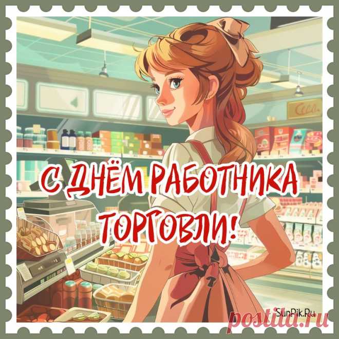 Продаж хороших и больших,
И покупателей богатых.
И пусть растёт к товару спрос,
И вместе с выручкой зарплата!