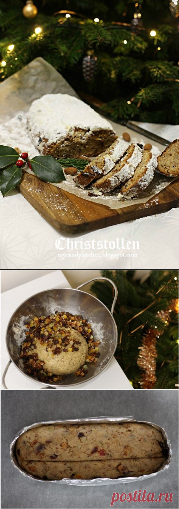 My candy kitchen: Саксонски Коледен щолен / Sächsischer Christstollen