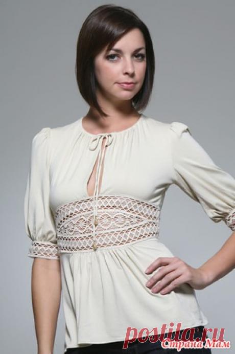 Комбинированные модели: ткань + крючок. - Все в ажуре... (вязание крючком) - Страна Мам