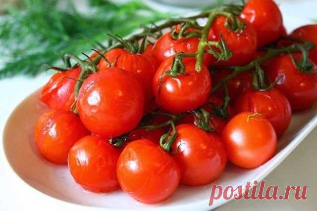 Маринованные сладко - острые помидоры