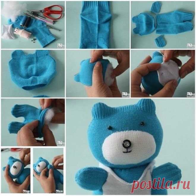 Игрушки из носков
