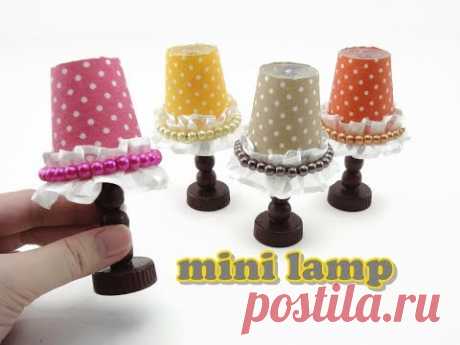 DIY Doll Accessories Mini Lamp - Easy Please support us by clicking like & subscribe to our channel ! We are making videos on DIY and miniatures for Barbie, ...