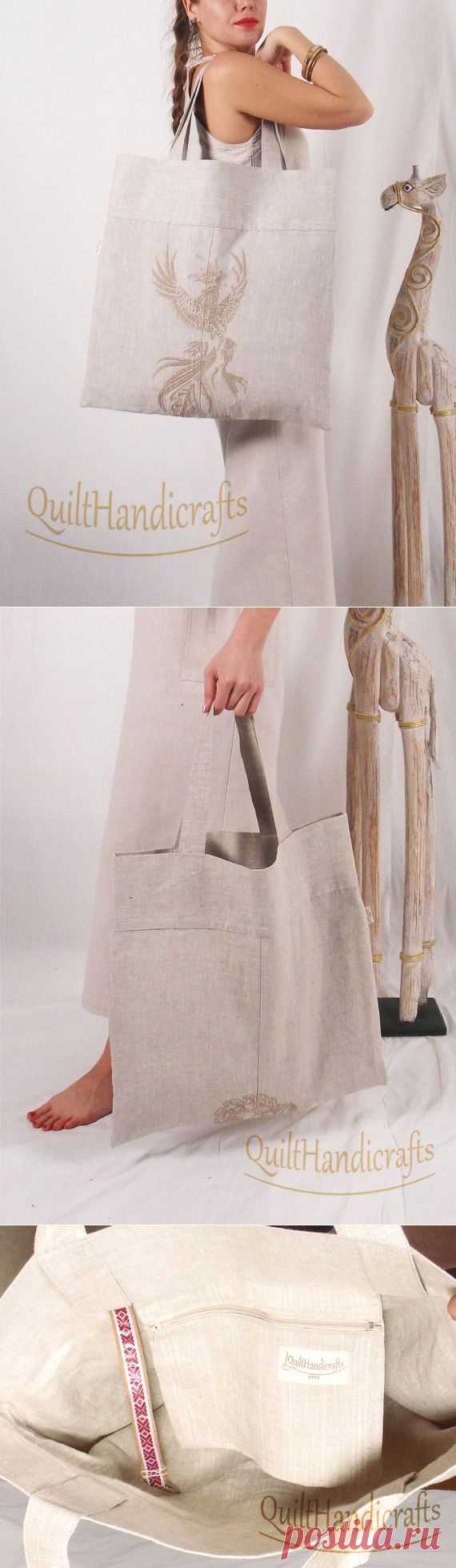 Summer holiday bag Sport bag Hand woven Summer by QuiltHandicrafts