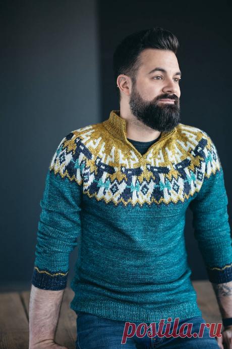 Мужской свитер с оленями Frankly my Deer - Вяжи.ру