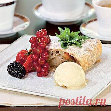 Яблочный штрудель. Пошаговый рецепт с фото на Gastronom.ru