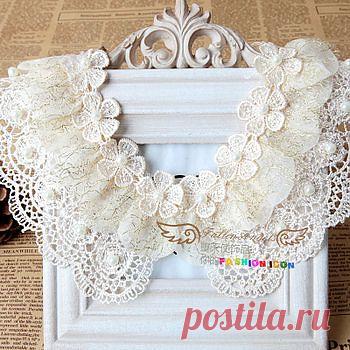 Вполне бесплатная доставка по китаю корейский с жемчужинами Шелк бутона цветка отменяет цветок для того чтобы выдолбить вне белый винтаж Ложный ворот рубашка Ворот ложных детей ворота ворота ложных ложный / Доставка товаров из интернет-магазина Таобао (Taobao.com). Доставка товаров из Китая 108 рублей