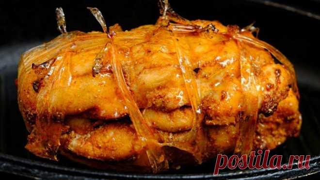Вместо колбасы на бутерброды! Очень вкусная холодная закуска из куриного филе
