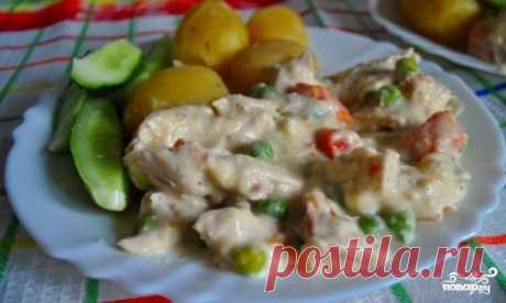 Фрикасе из курицы со сметаной - пошаговый кулинарный рецепт на Повар.ру