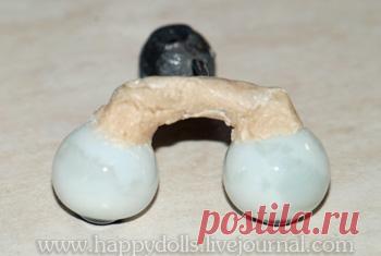 Изготовление глазного механизма (рокера) - Журнал о старинных куклах