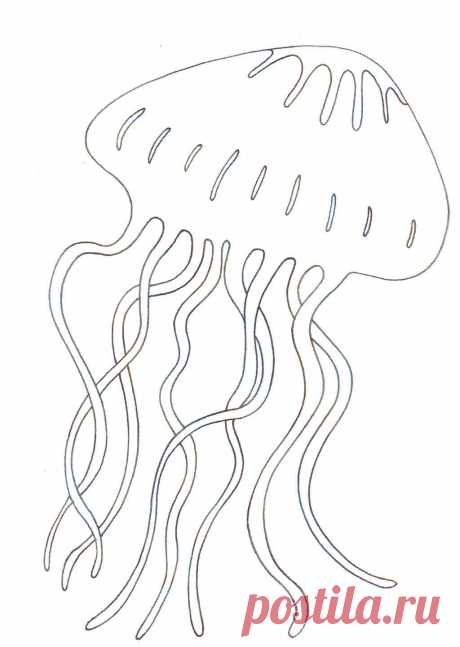 Раскраски Морские жители | Мастер классы | рукоделие, декор, полимерная глина, плетение, вышивание