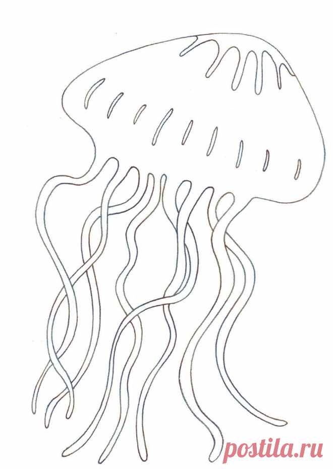 Раскраски Морские жители | Мастер классы | рукоделие, декор, полимерная глина, плетение, вышивание